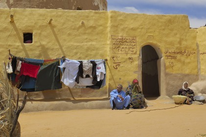 Egypte, désert libyque, oasis de Dakhla, le village de Eshbet Bashendi (Bashandi)