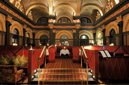 United Kingdom, Northern Ireland, Belfast, the restaurant of The Merchant Hotel in the Great Hall of a former bank