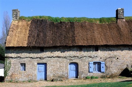 France, Morbihan (56), Ecomusée de Saint-Degan-en-Brech, reconstitution d'un village breton du 19ème siècle