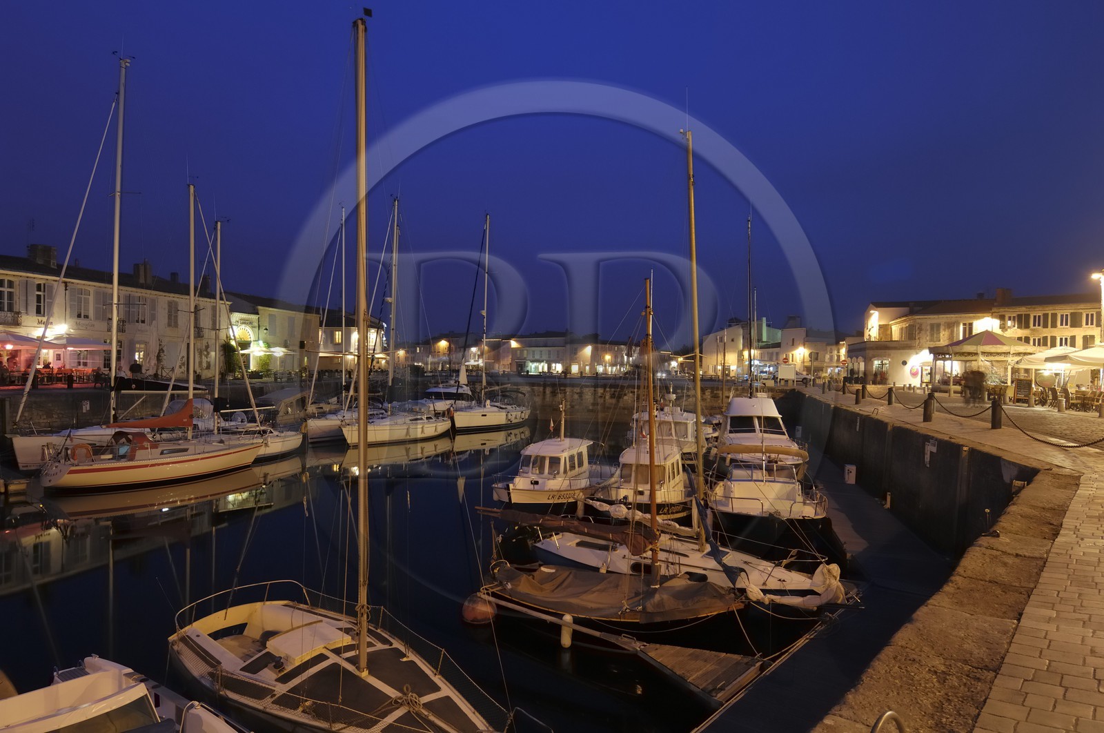 France, Charente-Maritime (17), ile de Ré, port de Saint-Martin-de-Ré