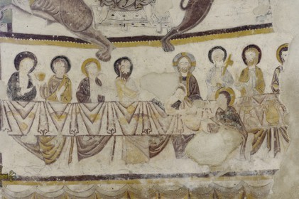 France, Loir et Cher, Saint-Jacques-des-Guerets, Romanesque church of Saint-Jacques built in the twelfth century