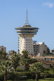 France, Hérault (34), Palavas-Les-Flots, le Phare de la Méditerranée, tour d'observation de 43 mètres issue de la transformation de l'ancien chateau d'eau