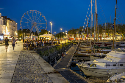 France, Charente Maritime, La Rochelle, the wet dock of the Old Port