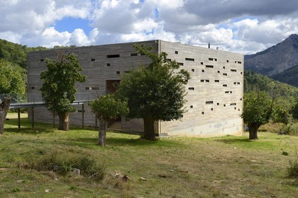 France, Haute Corse, Balagne, the Giussani, Pioggiola, the cultural space (theater, dance, reading, circus) of Stazzona (Forge) welcomes the Aria, the association of actor Robin Renucci