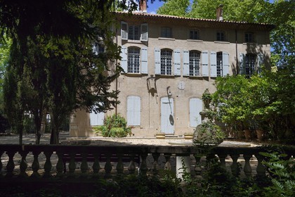France, Bouches-du-Rhône (13), Aix en Provence, maison de la famille Cézanne au Jas de Bouffan