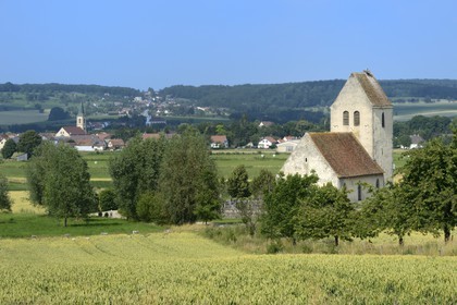 France, Haut Rhin, Sundgau, Oltingue, Saint-Martin-des-Champs church