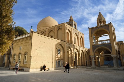Iran, province d'Ispahan, Ispahan, quartier arménien de la Nouvelle-Djoulfa (Nor Djoura), la Cathédrale Vank plus connue sous le nom de Cathédrale Saint-Sauveur