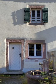 France, Vosges, Le Valtin, village in the upper valley of the Meurthe, B&B Les Fromagères in a traditional house