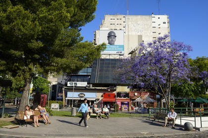 Argentina, Buenos Aires, La Recoleta district little square