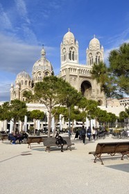 France, Bouches-du-Rhône (13), Marseille, Zone Euroméditerranée, quartier La Joliette, la Cathédrale La Major (XIXe siècle)