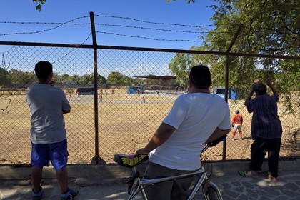 Nicaragua, Granada, spectators at a Baseball Game