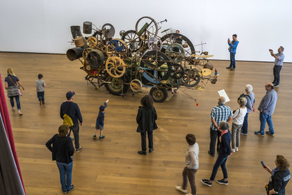 Switzerland, Basel, Tinguely Museum, Meta-Harmony entitled Klamauk (1979) by Jean Tinguely
