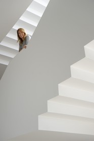 Suède, Comté de Vasterbotten, Umea, le Bildmuseet (Musée d'art contemporain et de la culture visuelle) à Umea Arts Campus, Cecilia Andersson conservatrice