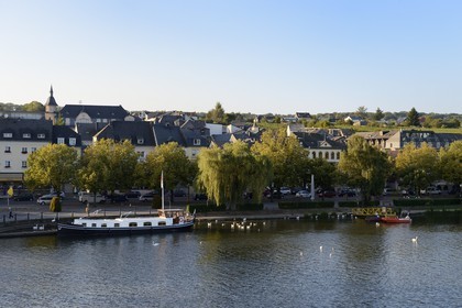 Luxembourg, Grevenmacher district, Moselle region, the Moselle River in Remich