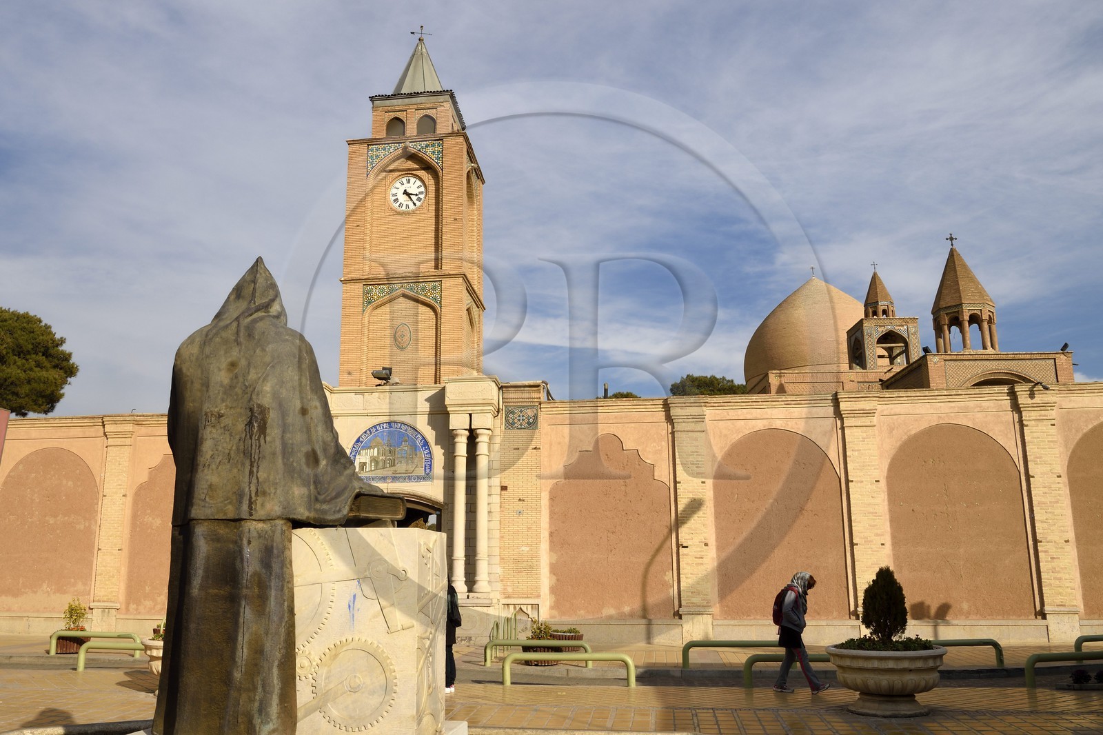Iran, province d'Ispahan, Ispahan, quartier arménien de la Nouvelle-Djoulfa (Nor Djoura), la Cathédrale Vank plus connue sous le nom de Cathédrale Saint-Sauveur