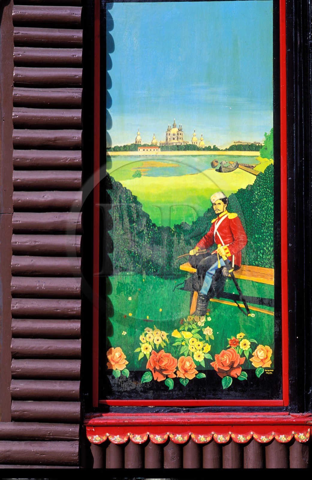 France, Paris (75), restaurant russe a la ville de Petrograd rue Daru 8ème arr.