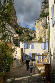 France, Alpes de Haute Provence, Parc Naturel Régional du Verdon, village of Moustiers Sainte Marie, labelled Les Plus Beaux Villages de France (The Most Beautiful Villages of France)