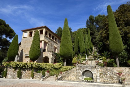 France, Alpes-Maritimes, Cannes, the villa Domergue and its gardens