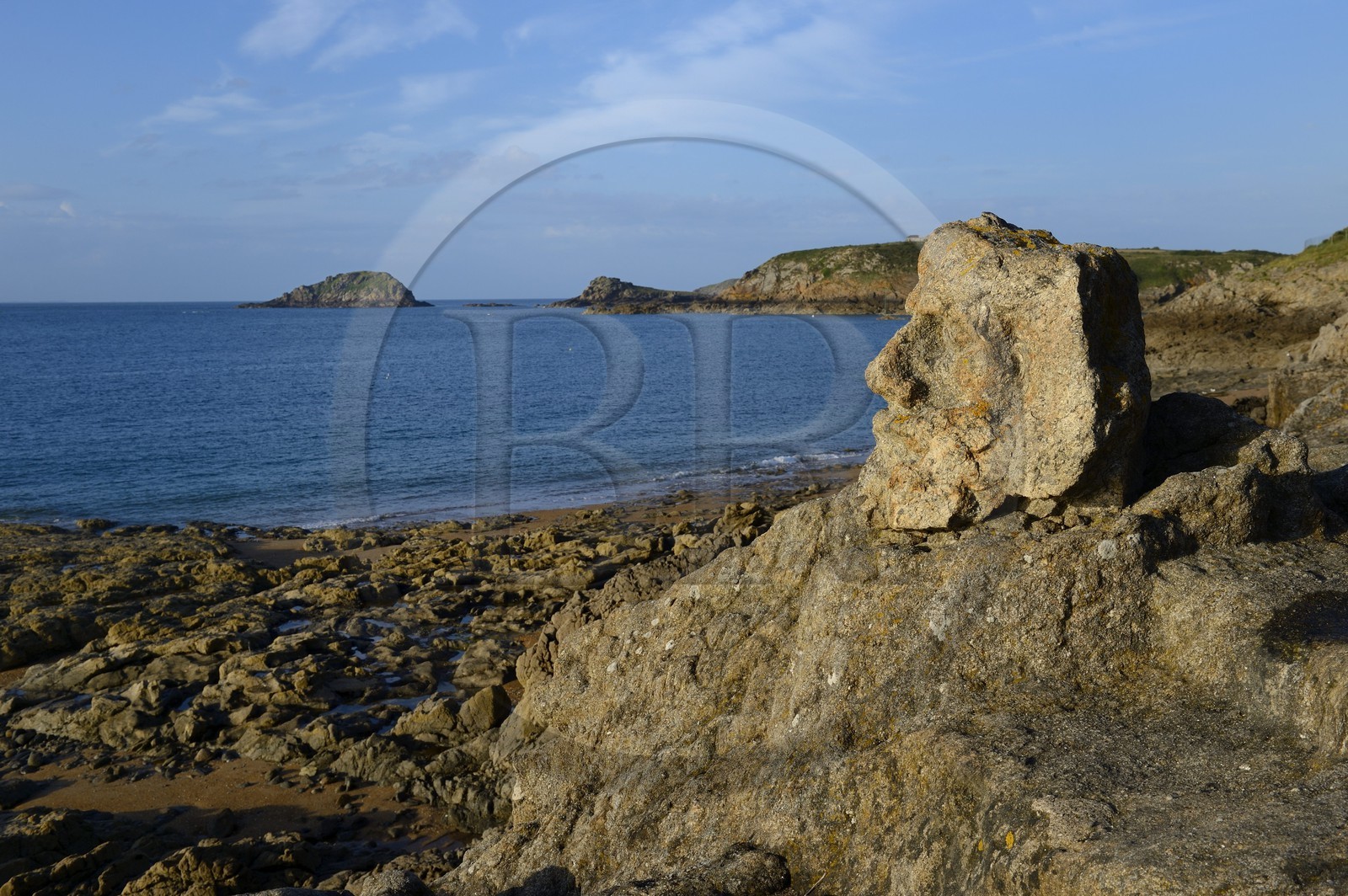 France, Ille-et-Vilaine, St Malo, Rotheneuf, stones sculpted by Foure abbot between 1870 and 1917