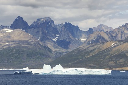 Greenland, Southern Region near Nanortalik, icebergs
