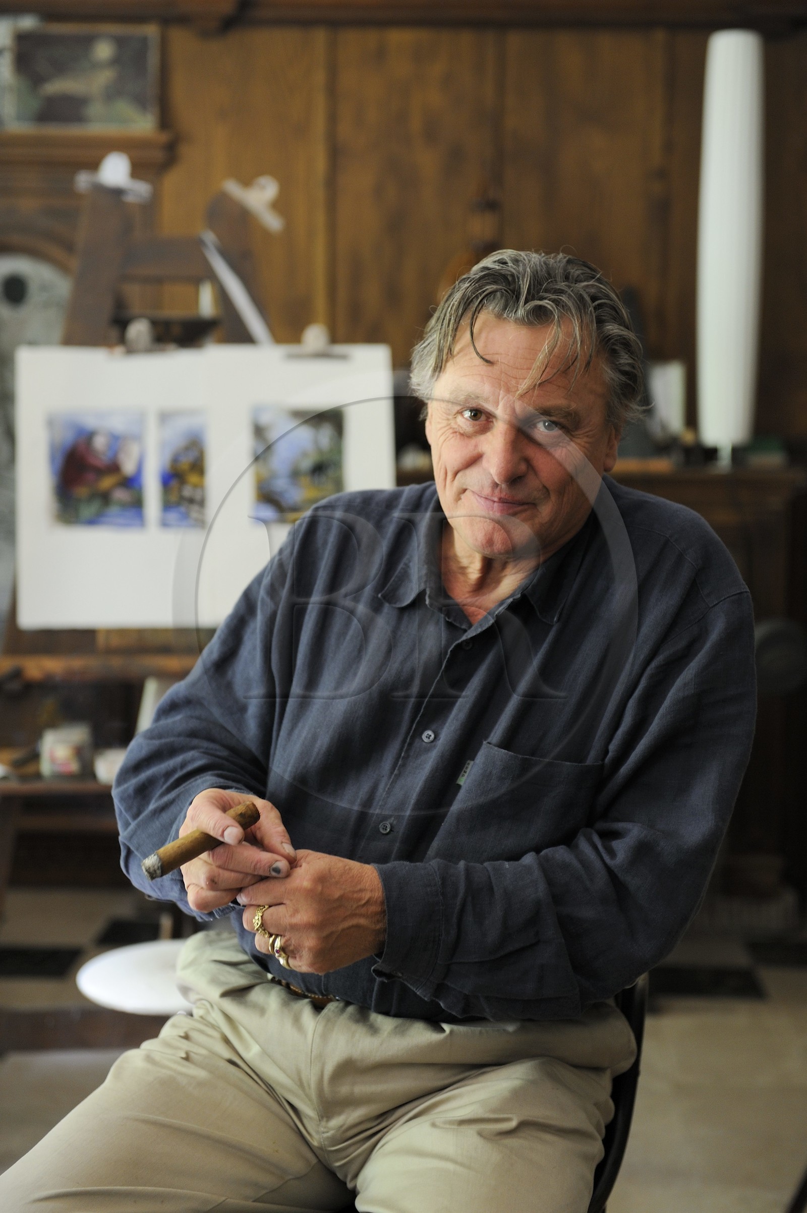 France, Eure (27), Marcilly sur Eure, Gérard Garouste