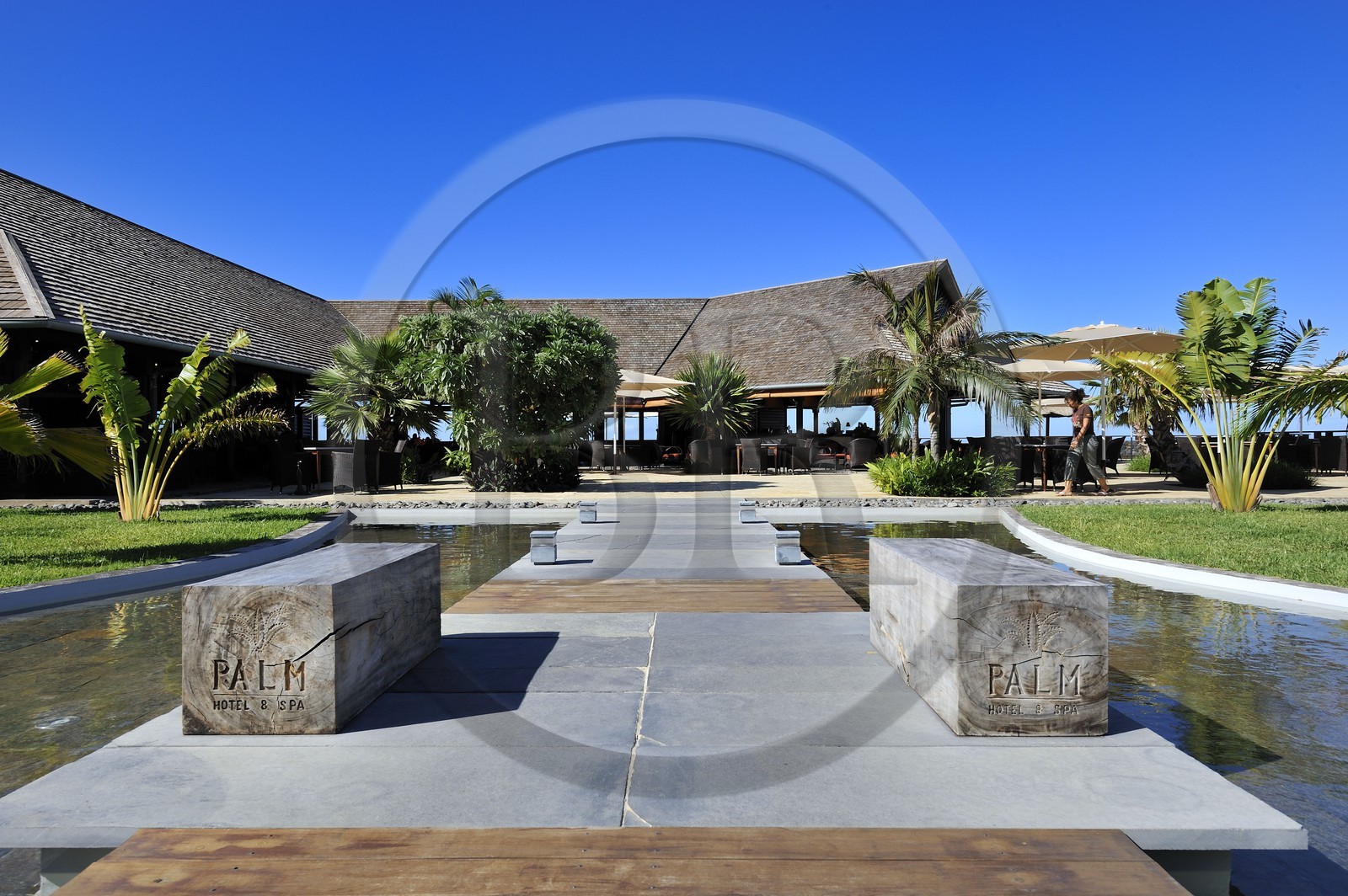 France, île de la Réunion, côte sud, Grande-Anse, hôtel Palm