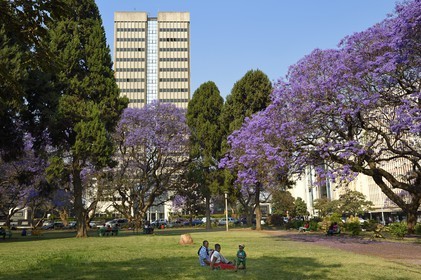 Zimbabwe, Harare, African Unity Square (formerly Cecil Square)