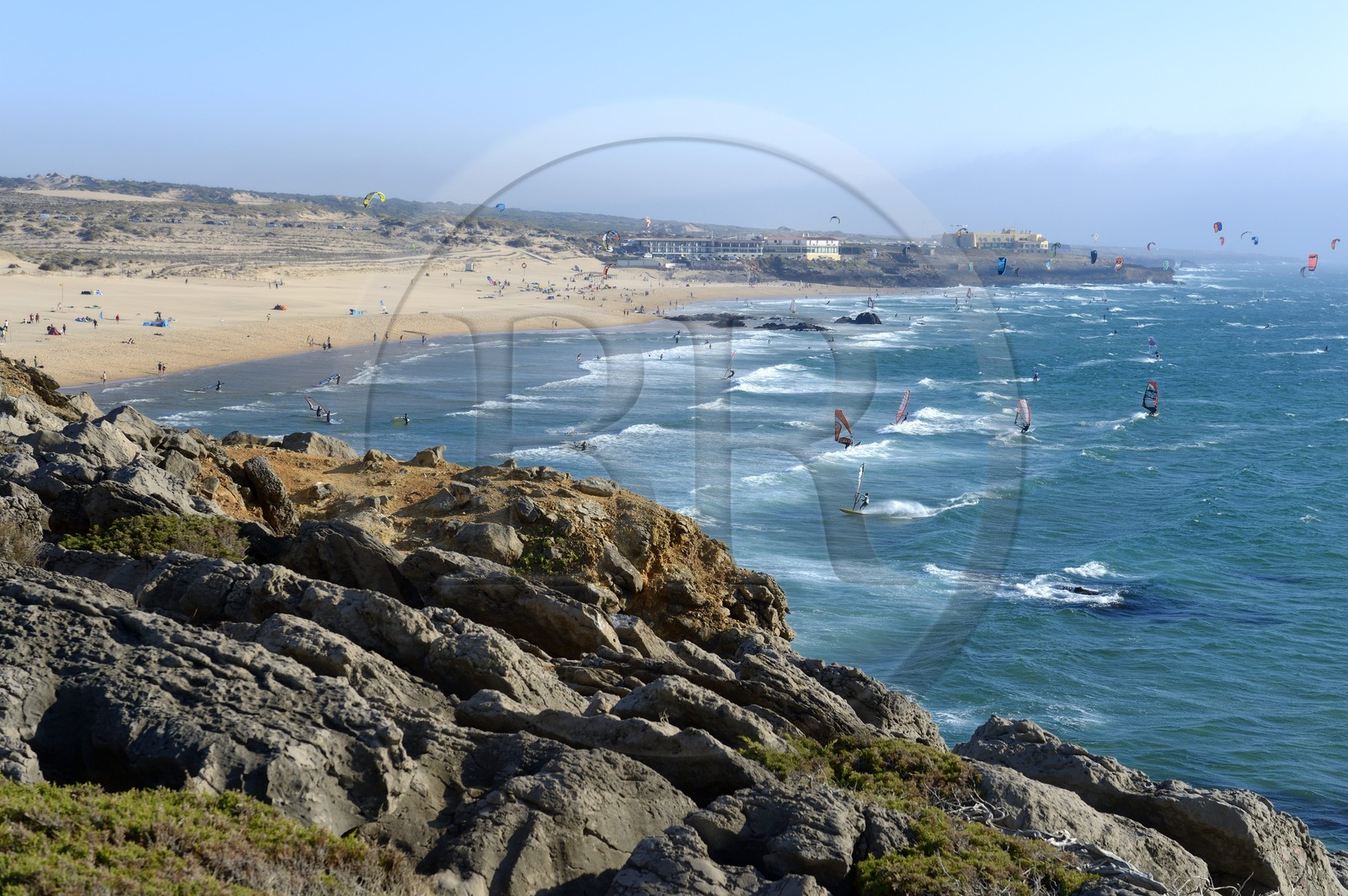 Portugal, région de Lisbonne, Cascais, plage de Guincho sur la côte d'Estoril
