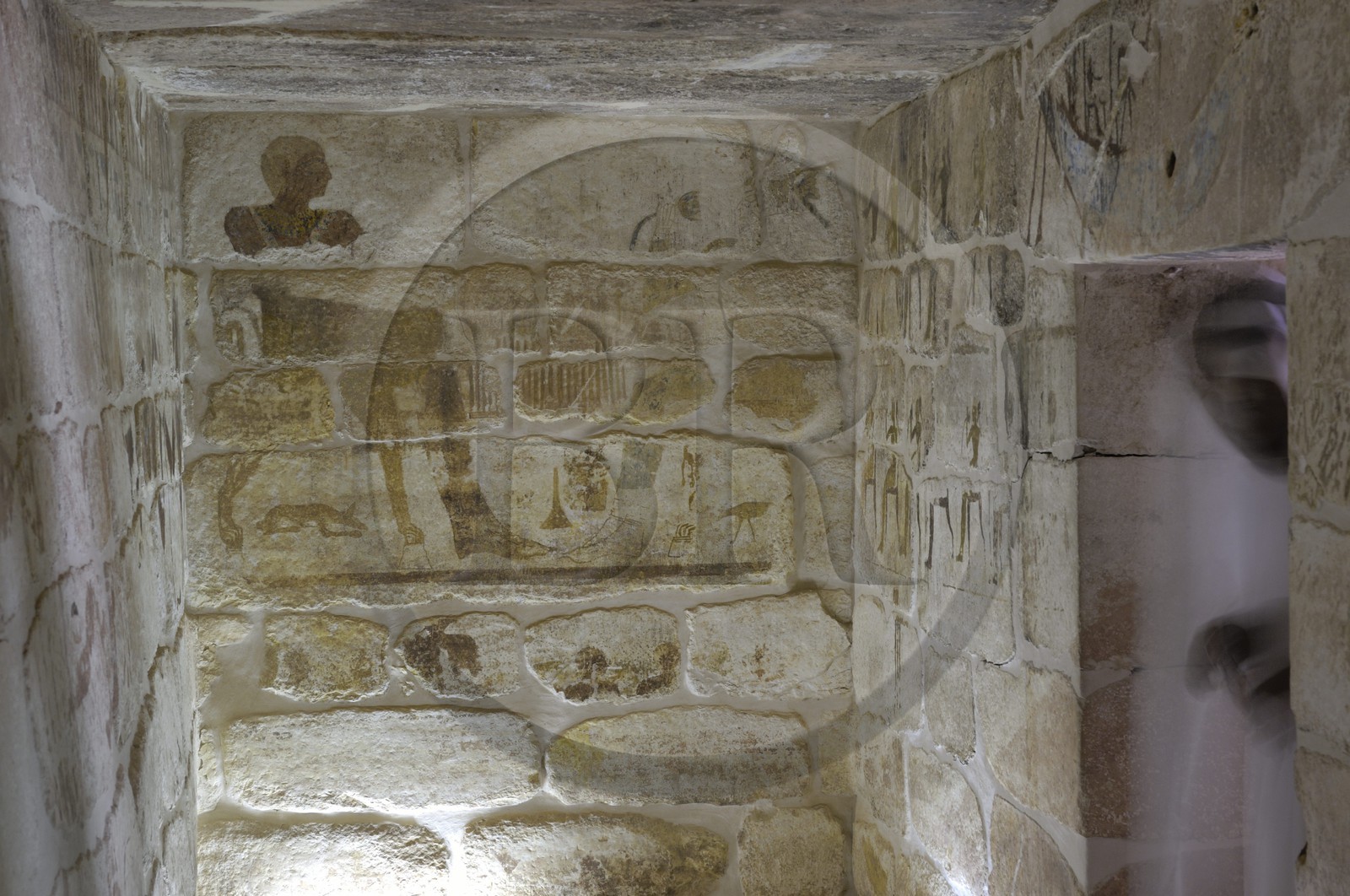 Egypte, désert libyque, oasis de Dakhla, la nécropole de Qila el-Dabba, le Mastaba de Khentika