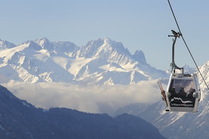 Switzerland, Canton of Vaud, Villars sur Ollon - Gryon ski area