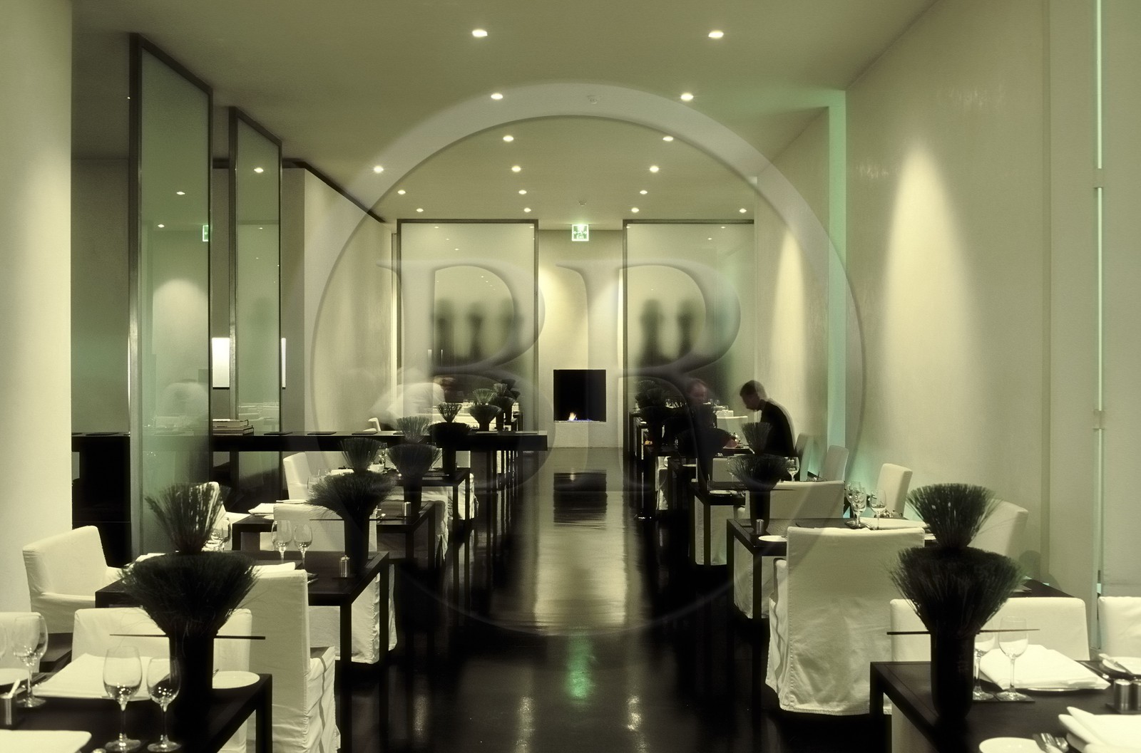 Royaume-Uni, Londres, Salle à manger de l' hôtel The Hempel, Craven Hill