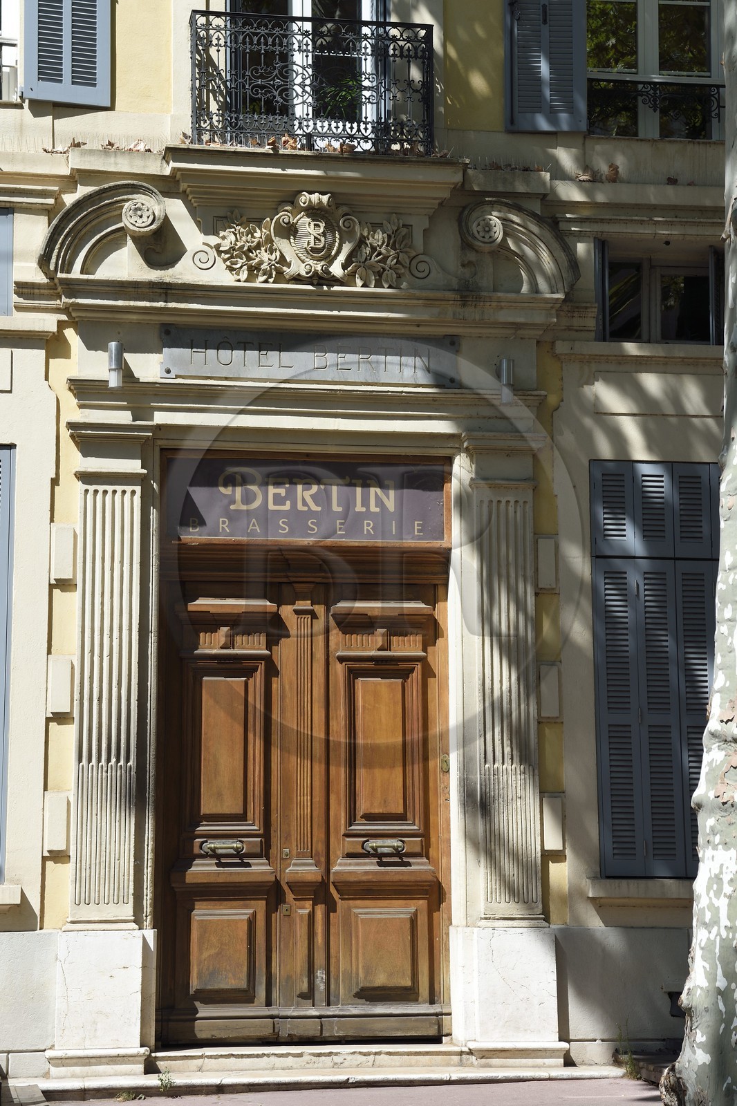 France, Var (83), Draguignan, ancien hotel Bertin sur le boulevard du Marechal Foch