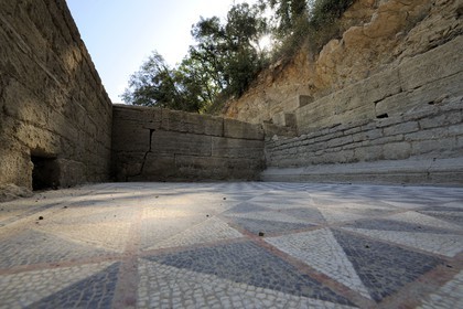 France, Herault, excavations at the hill of Castellas in Murviel-lès-Montpellier is the location of an important ancient settlement of the late Iron Age to the second century AD