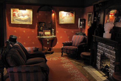 France, Seine-Maritime (76), Pays de Caux, Côte d'Albâtre, Etretat, le Clos Lupin, musée d' Arsène Lupin