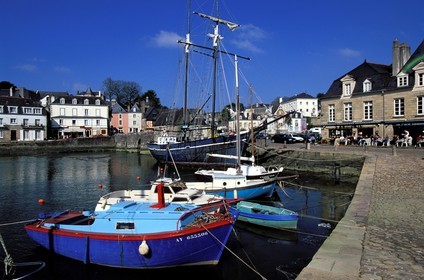 France, Morbihan (56), Auray, quartier Saint-Goustan, le port, place Saint-Sauveur
