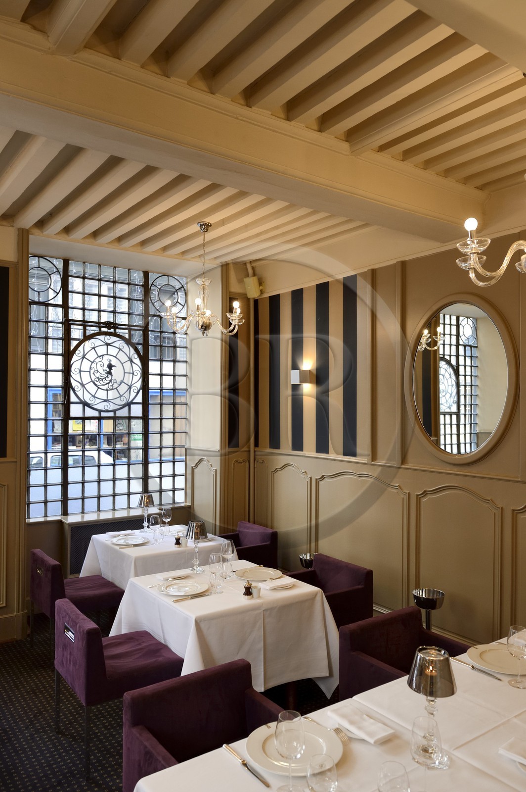 France, Rhône (69), Lyon, restaurant de la Mère Brazier fondé en 1921 par Eugénie Brazier