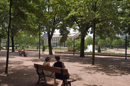France, Moselle, Metz, the gardens of the Esplanade
