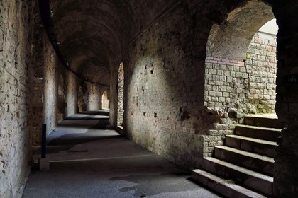 France, Var, Frejus, Forum Julii, 1st century amphitheater and arena, gallery of the ground floor