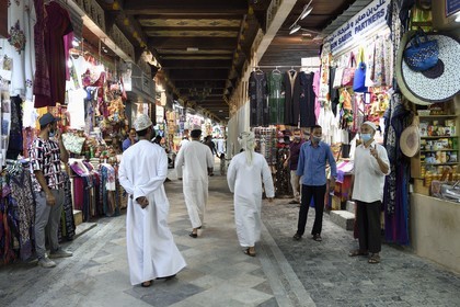Sultanat d'Oman, Mascate, vieux Mascate, le souk de Muttrah