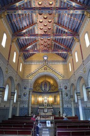 France, Pyrénées-Atlantiques (64), Pays-Basque, Biarritz, chapelle Impériale construite en 1864 par l'architecte Boeswillwald et dédiée à Notre-Dame-de-Guadalupe