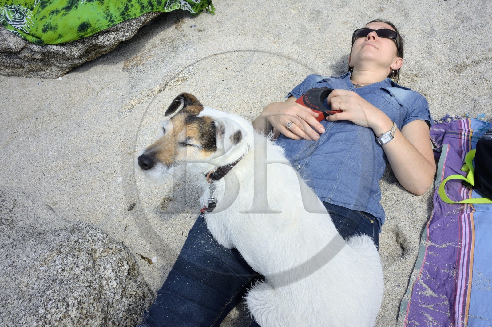 France, Finistère (29), Concarneau, plage de la Corniche