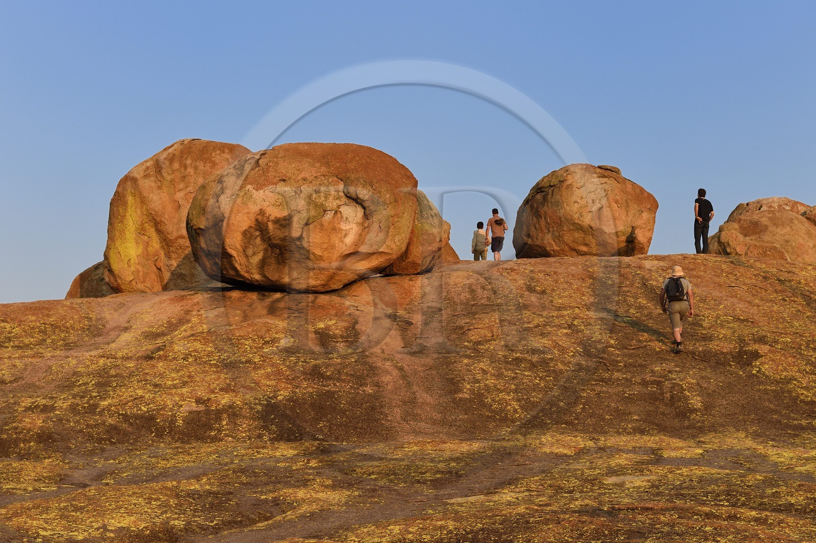 Zimbabwe, province de Matabeleland méridional, Matobo ou Matopos Hills National Park, classé Patrimoine Mondial de l'UNESCO, formations rocheuses sur la colline de Malindidzimu (demeure des esprits bienveillants) au sommet de View of the World où est enterré Cecil Rhodes