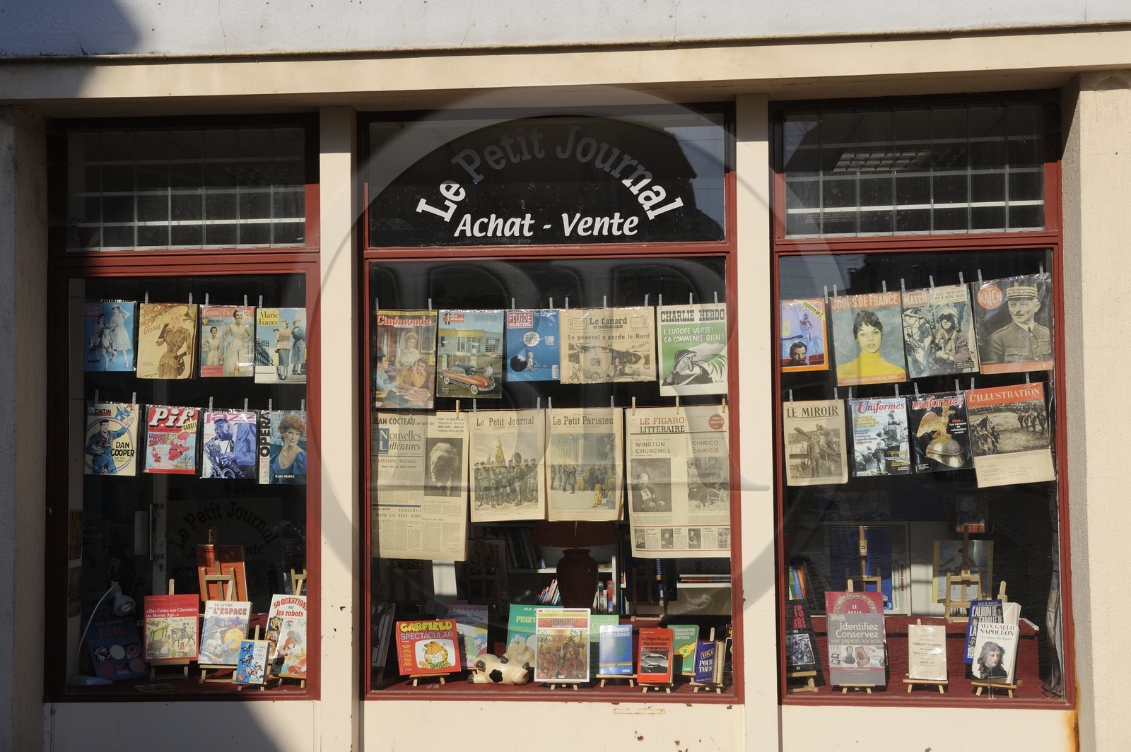 France, Saône et Loire (71), le village du livre Cuisery, librairie Le Petit Journal
