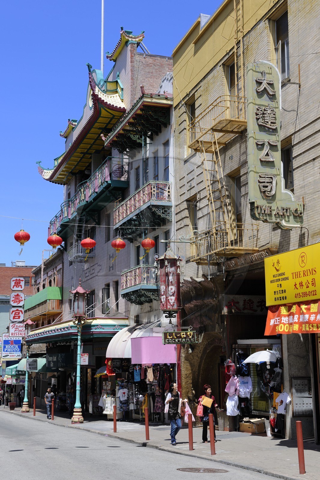 Etats-Unis, Californie, San Francisco, Grant avenue dans Chinatown