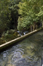 France, Pyrenees Atlantiques, Basque Country, Aldudes valley, site of the Banca fish farm