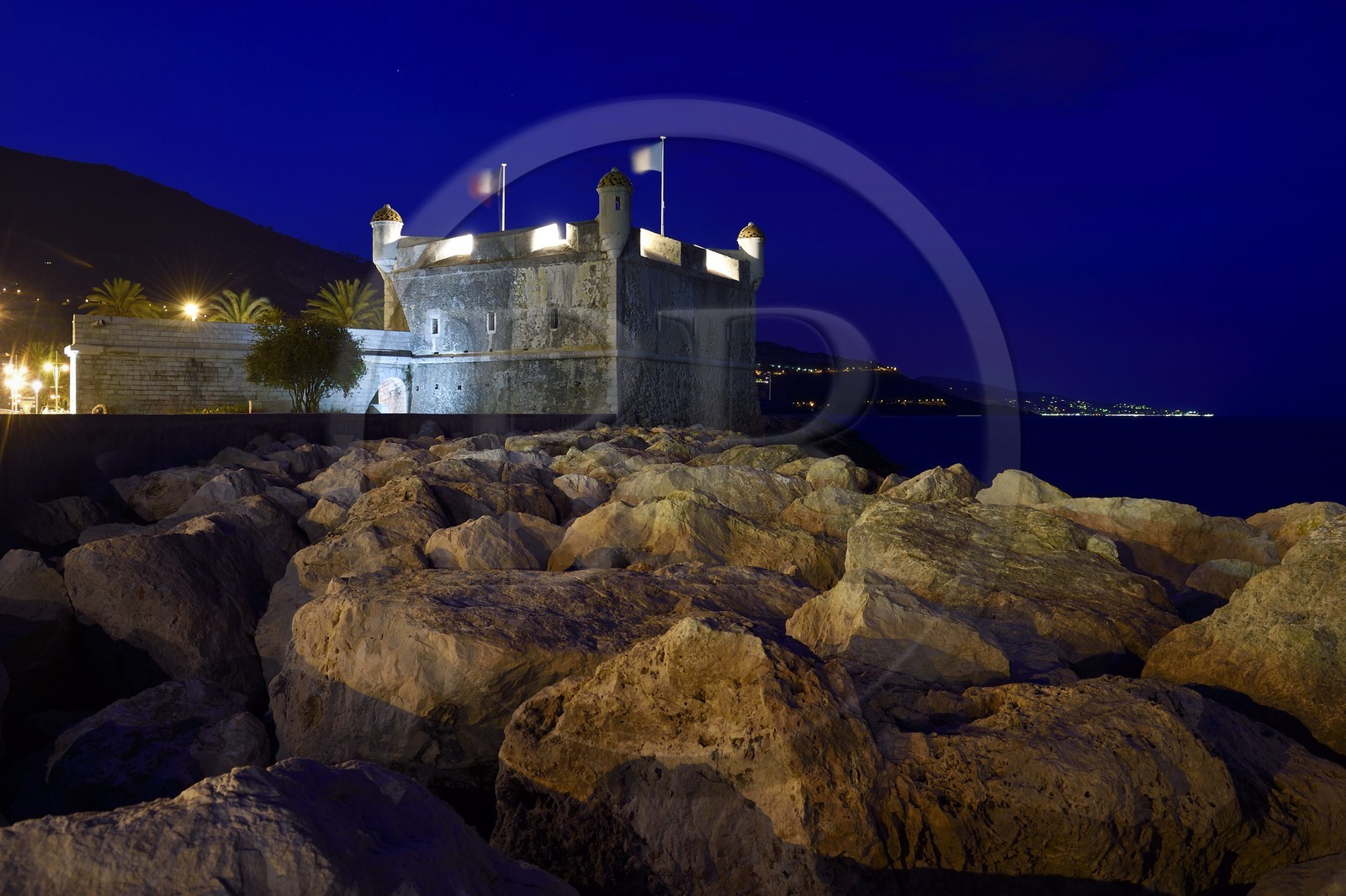 France, Alpes-Maritimes (06), Menton, la vieille ville, le Bastion du Vieux Port abrite une annexe du Musée Jean Cocteau