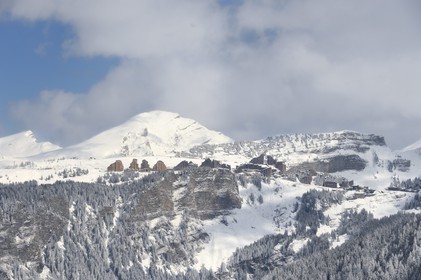 France, Haute Savoie, Avoriaz on the heights of Morzine