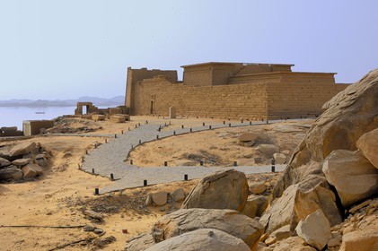 Egypte, Haute Egypte, Nubie, Lac Nasser, temple de Kalabsha