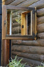 France, Alpes-Maritimes, Roquebrune-Cap-Martin, Cap Martin, Cabanon (Shed) by Le Corbusier built in 1952 (Authorization request necessary before publication)