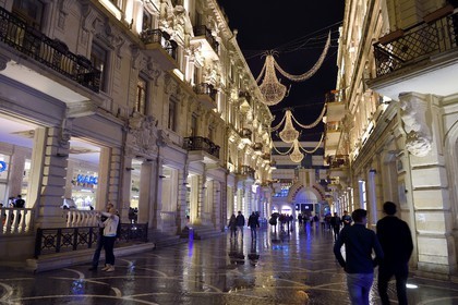 Azerbaïdjan, Bakou, rue commercante Nigar Rafibayli